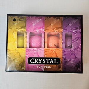 VOLVIK CRYSTAL Soft Feel  Ultimate Distance 12 Golf Balls New